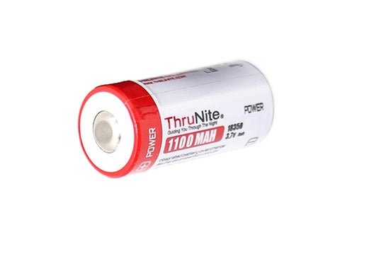 Akku Typ 18350, 1100mAh - Thrunite Shop Europa