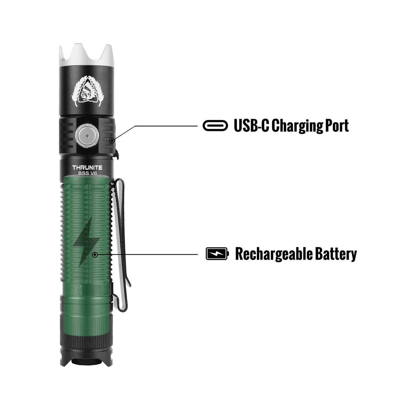Thrunite BSS V6 inkl. 18650 Akku - Thrunite Shop Europa