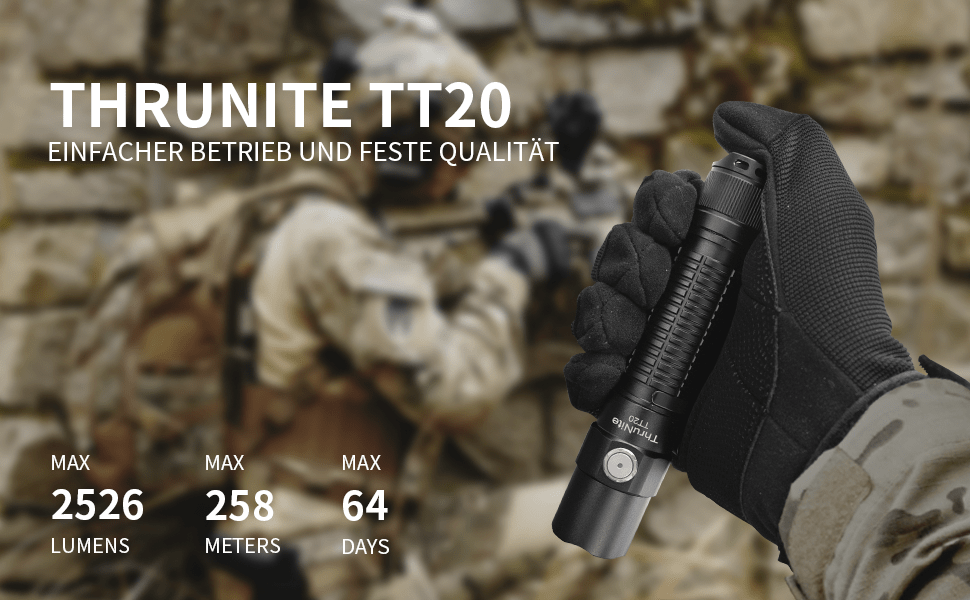 Thrunite TT20 (Upgrade) inkl. 21700 Akku - Thrunite Shop Europa